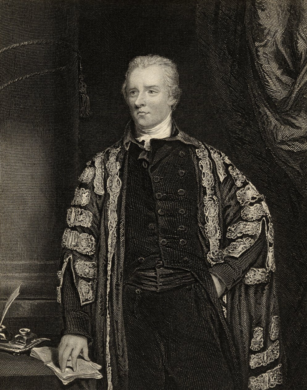 William Pitt Młodszy (1759-1806) autorstwa English School