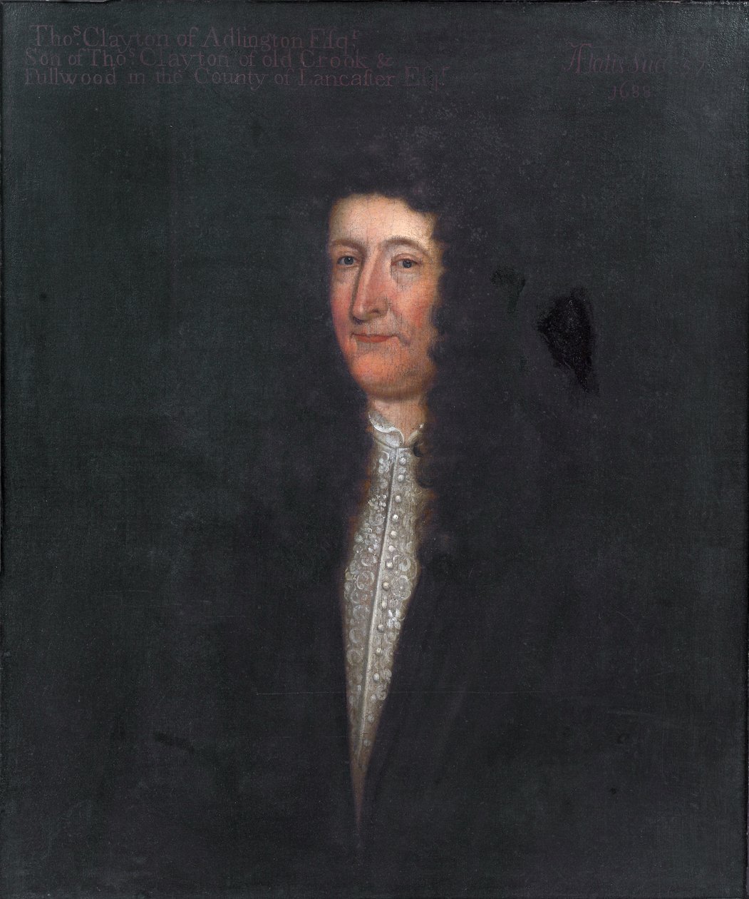 Thomas Clayton z Adlington autorstwa English School