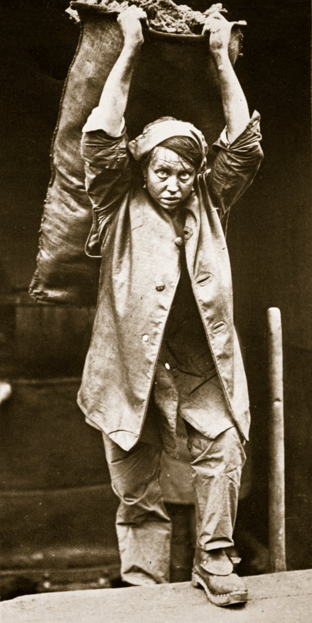 Dostarczanie węgla, grafika Horace W. Nichols, ok. 1916 (fotograwiura) autorstwa English Photographer