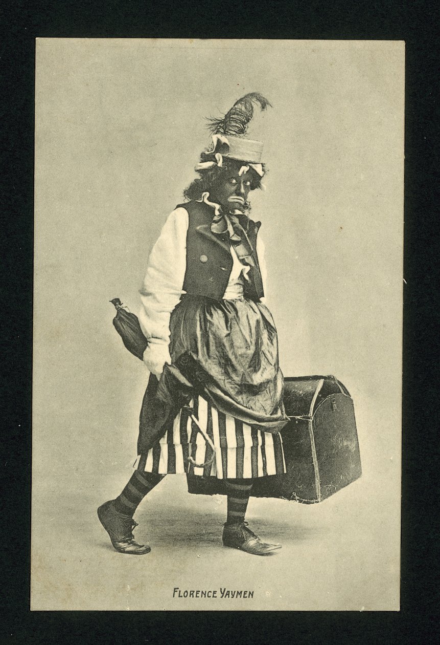 Florence Yaymen, angielska komediantka i tancerka musicalowa (zdjęcie czarno-białe) autorstwa English Photographer