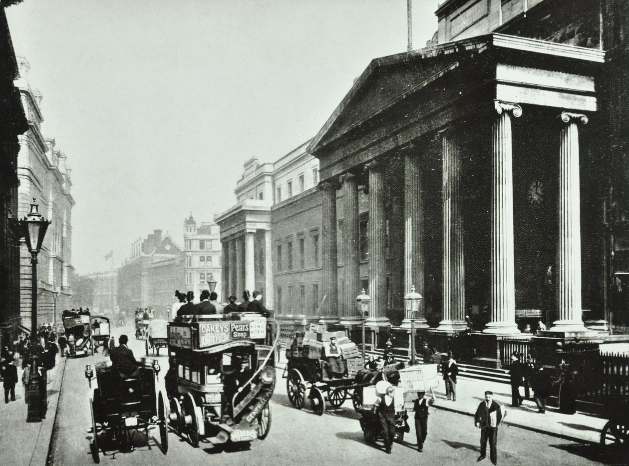 Główny Urząd Pocztowy, Saint Martins-le-Grand, City of London, 1890 autorstwa English Photographer