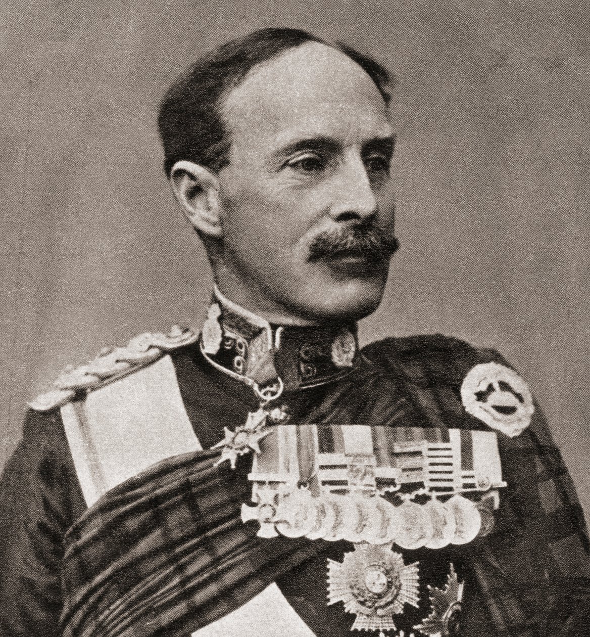 Generał Sir Ian Standish Monteith Hamilton, z The Illustrated War News, 1915 autorstwa English Photographer