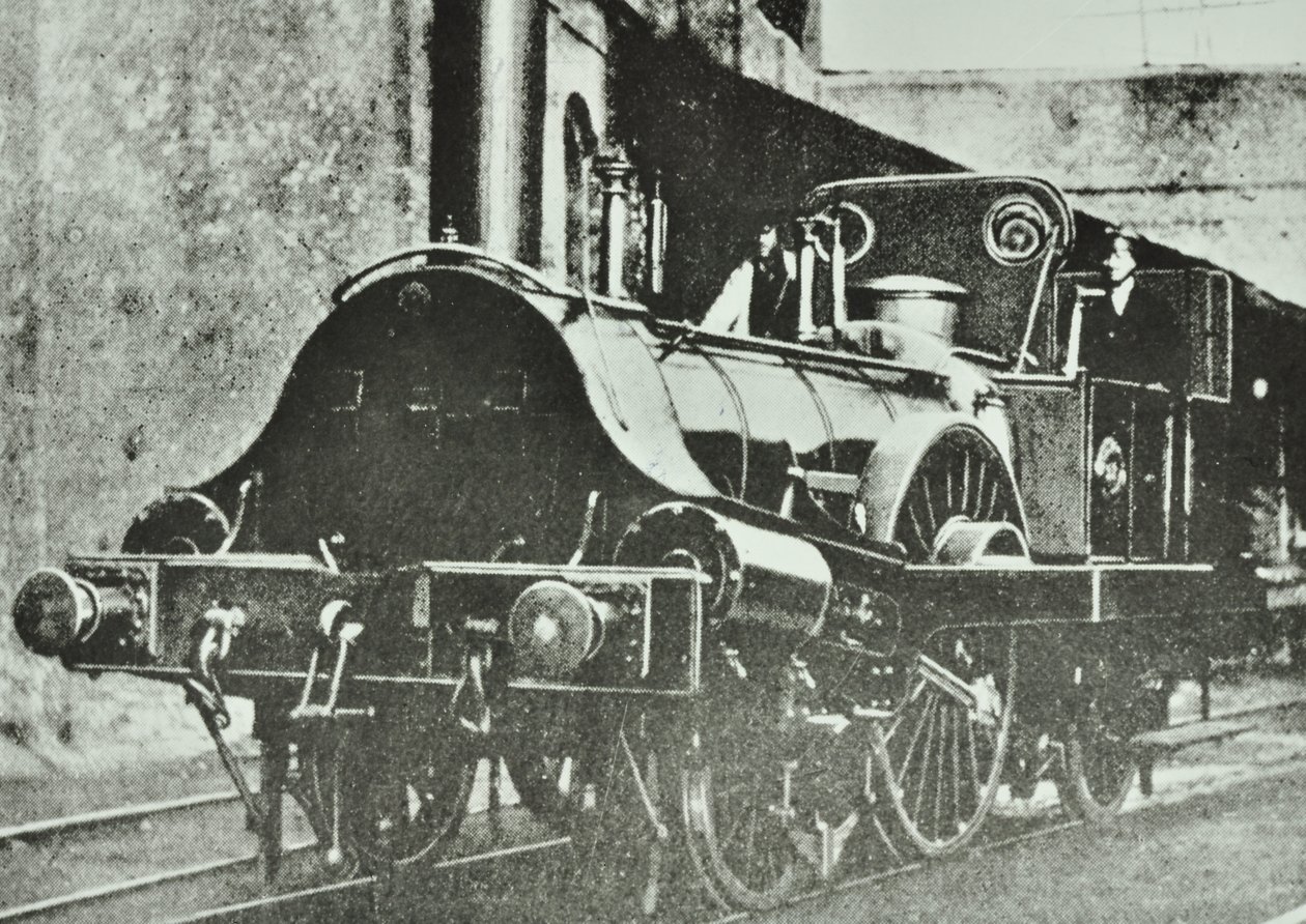 Great Eastern Railway (odcinek Londynu i Blackwall) Lokomotywa czołgowa z jednym kierowcą, 1860 autorstwa English Photographer
