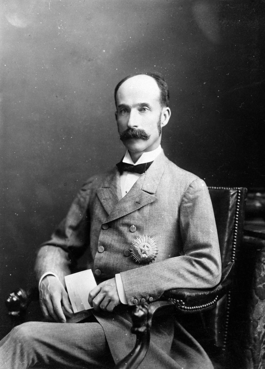 Henry Petty-Fitzmaurice, 5. markiz Lansdowne (1845-1927), c.1880s autorstwa English Photographer