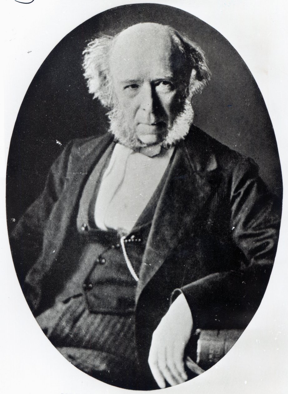 Herbert Spencer (1820-1903) autorstwa English Photographer
