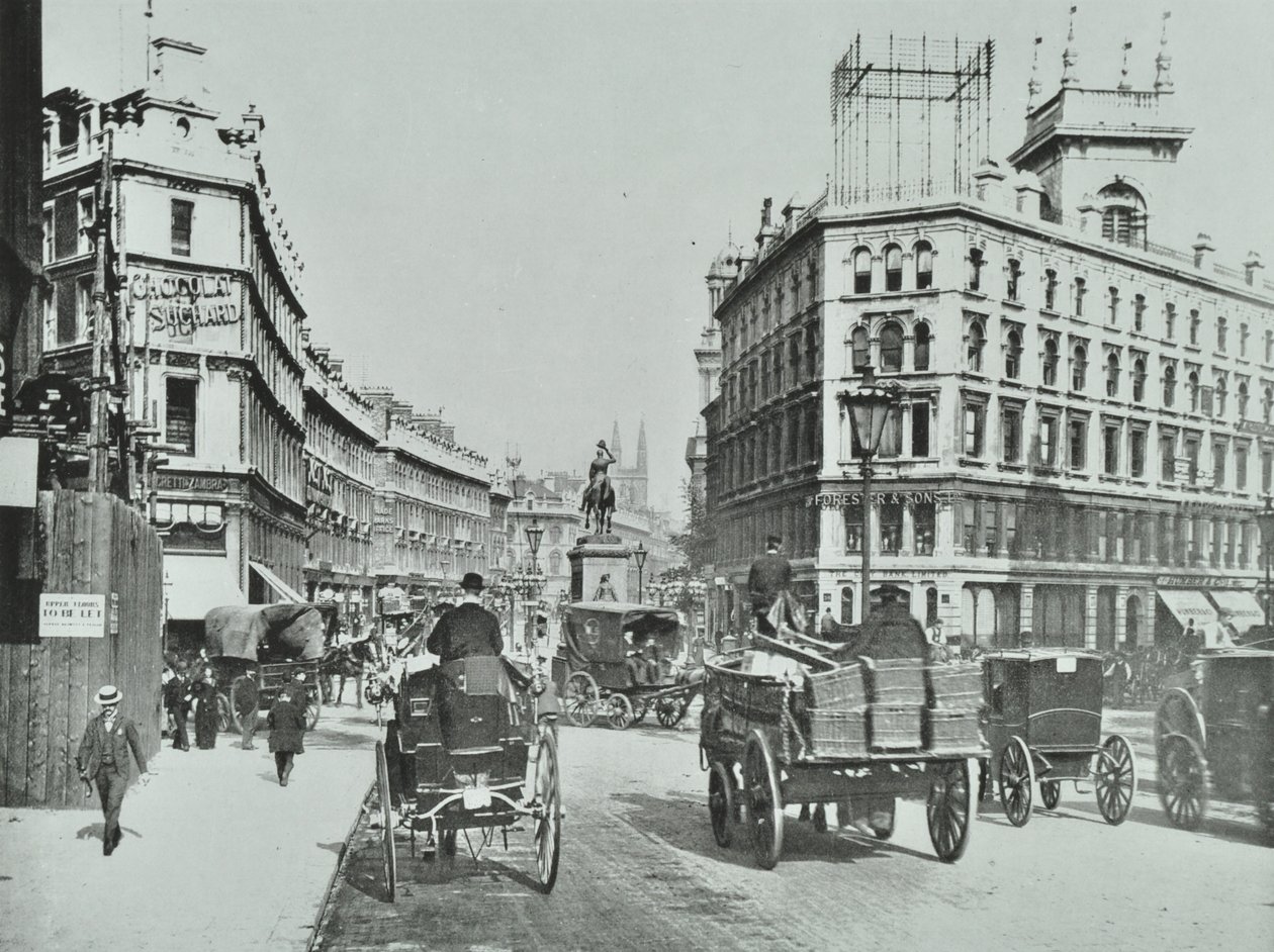 Holborn Circus, City of London, 1890 autorstwa English Photographer