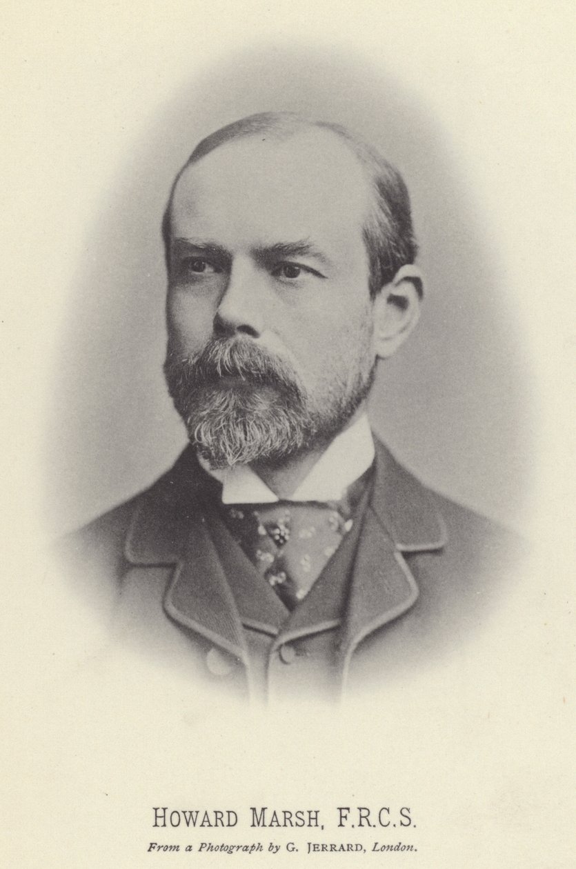 Howard Marsh, FRCS (zdjęcie czarno-białe) autorstwa English Photographer