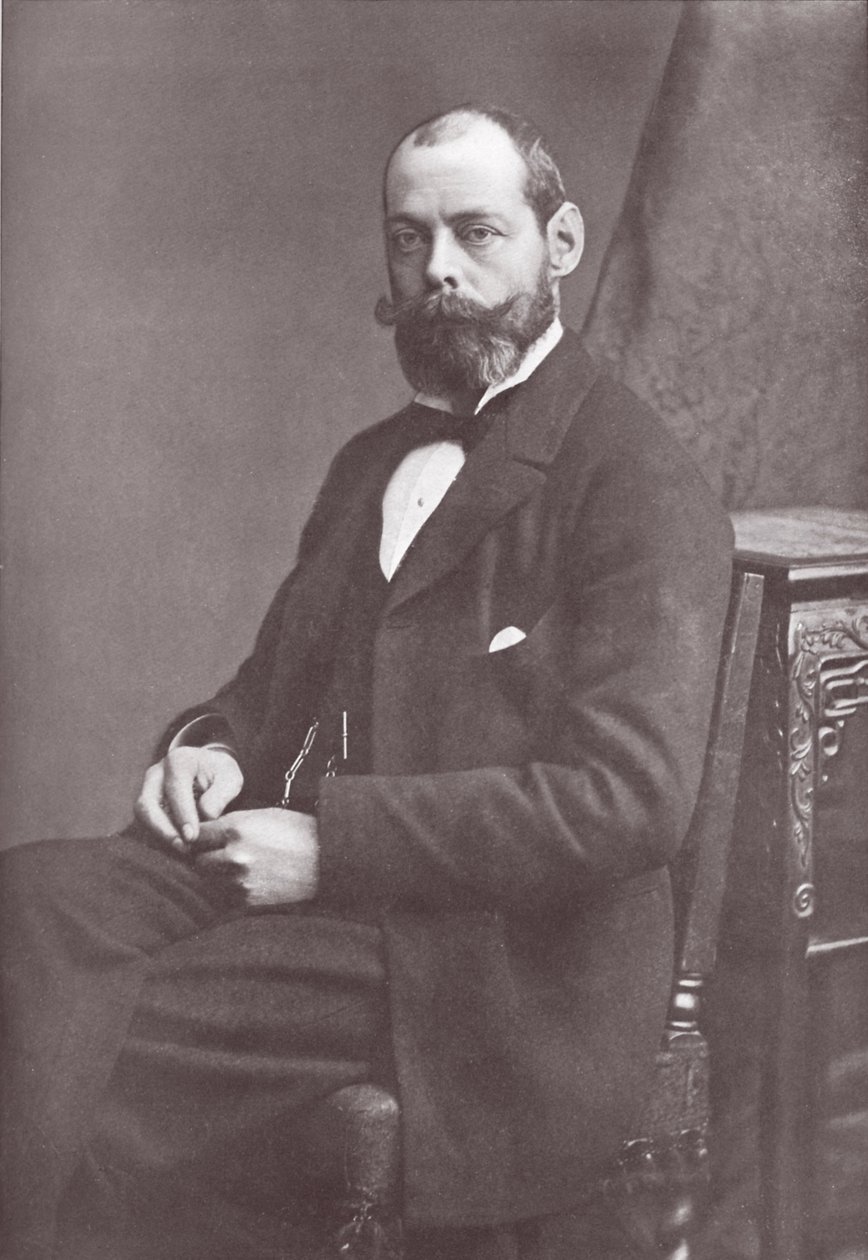 Lord Randolph Churchill, z "Historii Anglii" Cassella autorstwa English Photographer