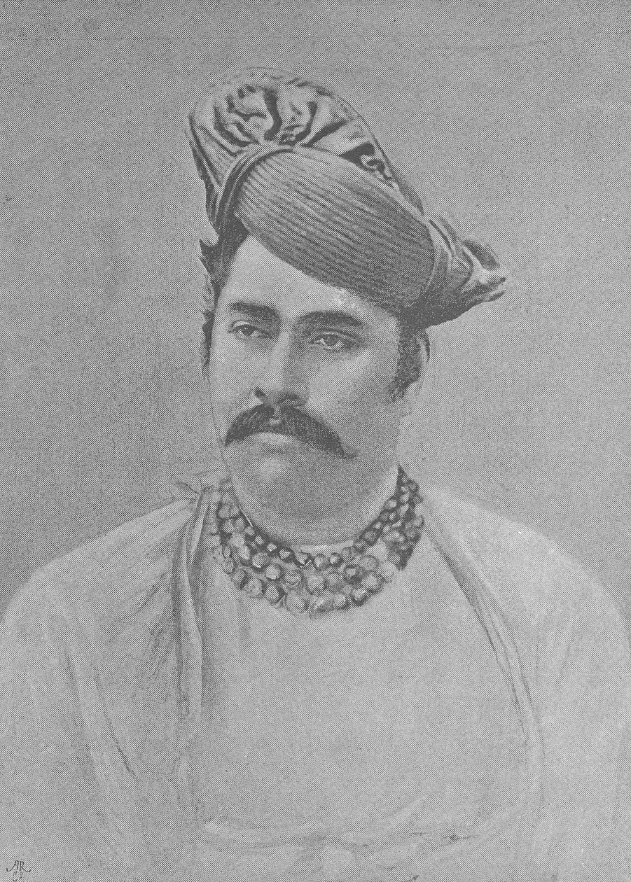 Maharadża Shivaji Rao Holkar z Indore autorstwa English Photographer