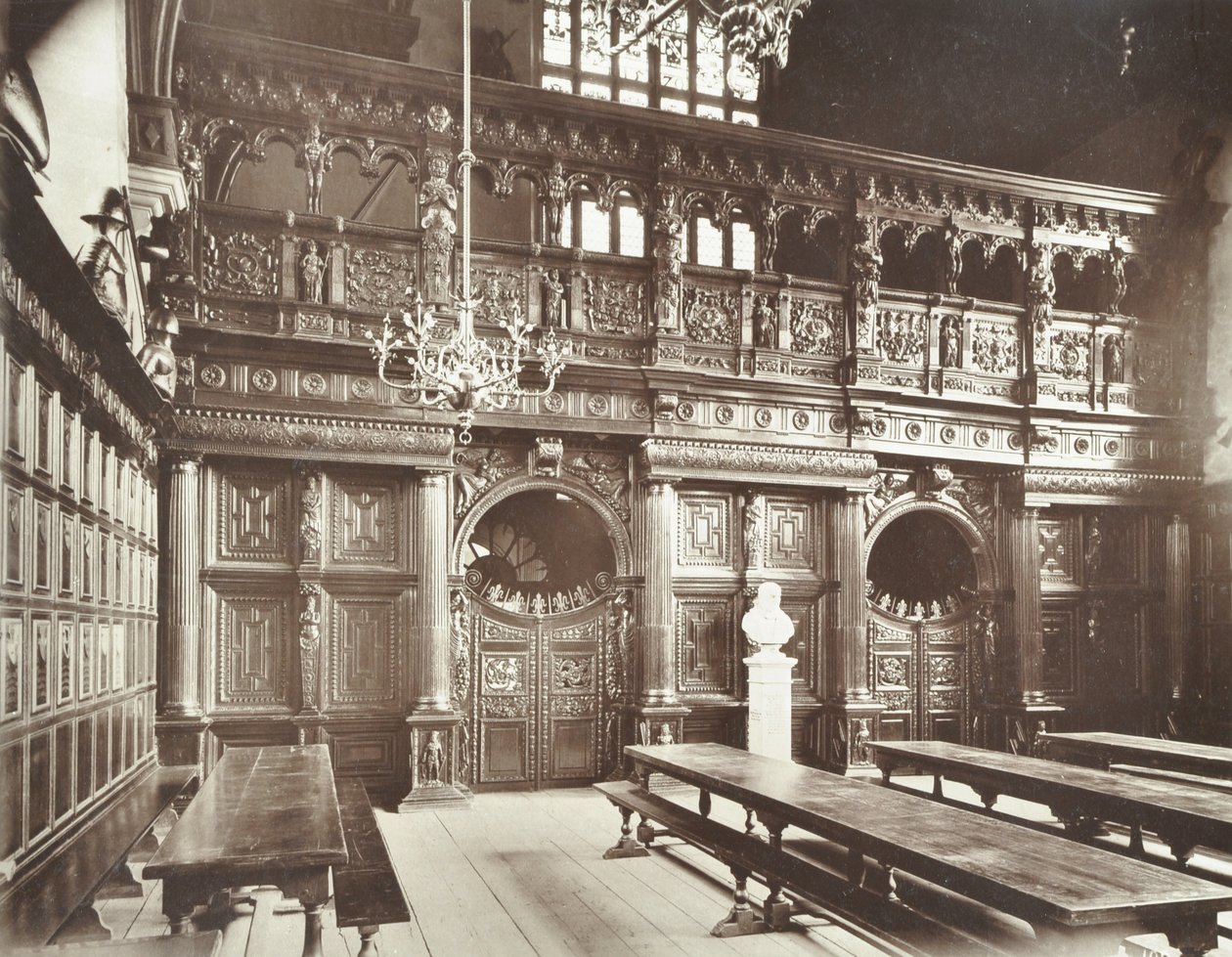 Sala Średniej Świątyni, 1885 autorstwa English Photographer