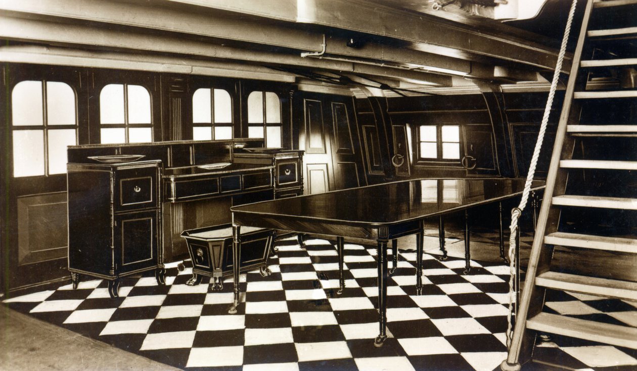 Jadalnia Nelsonów na pokładzie HMS Victory autorstwa English Photographer