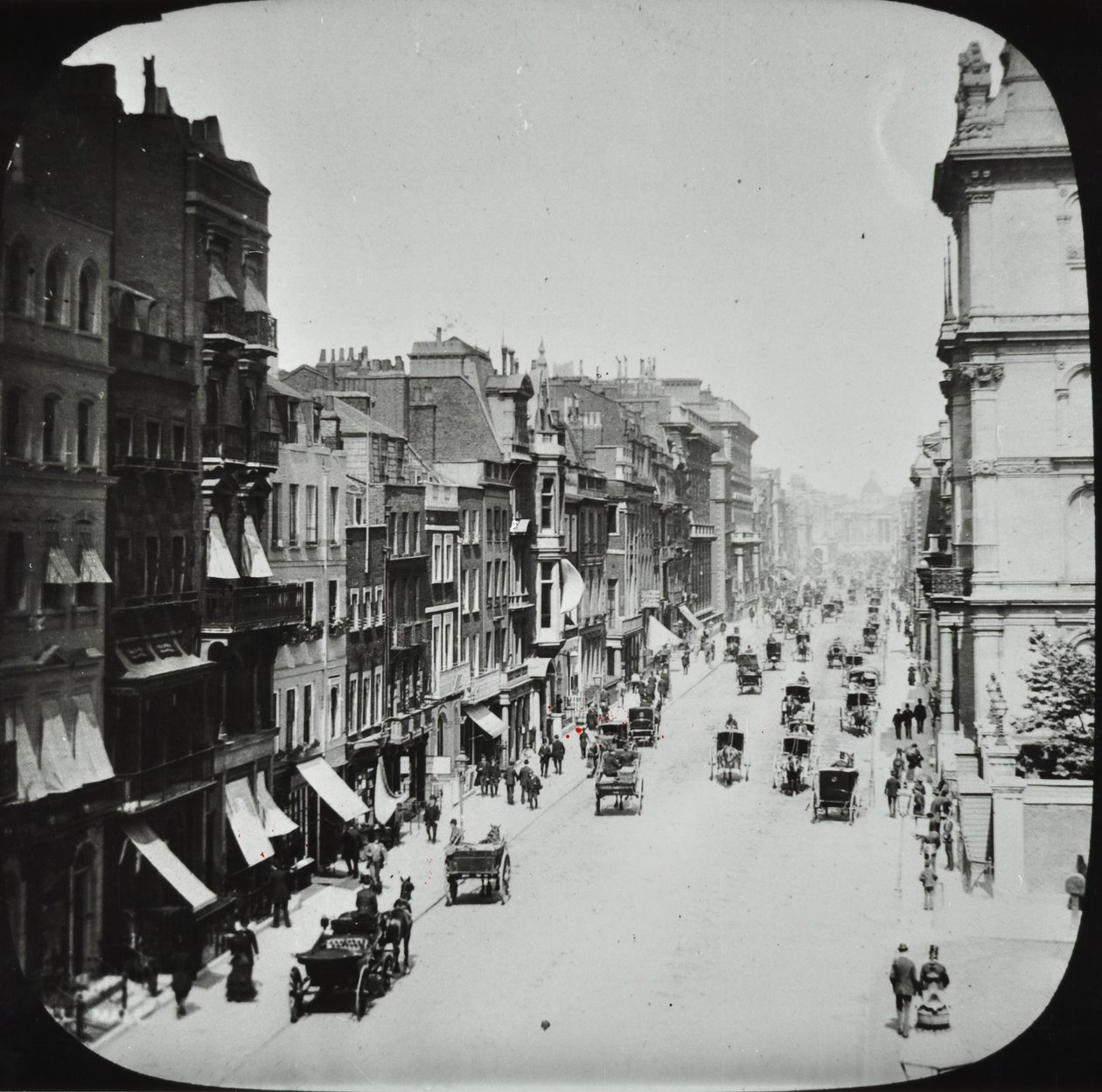 Pall Mall, Westminster LB: patrząc na wschód od Marlborough Road, 1895 autorstwa English Photographer