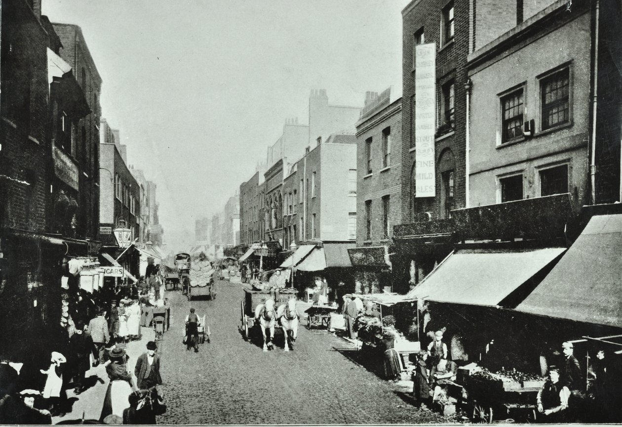 Pitfield Street: patrząc na północ, 1895 autorstwa English Photographer