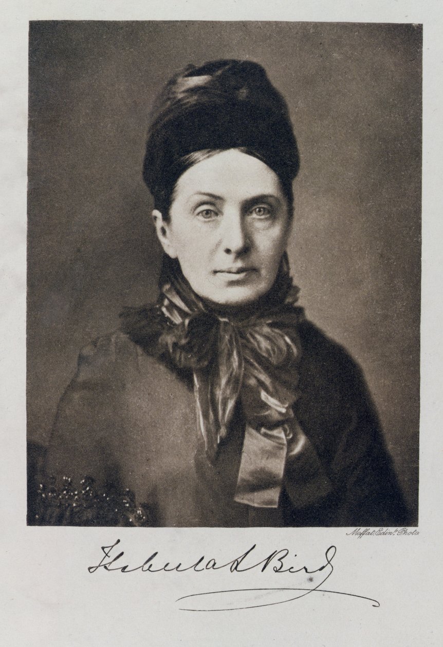 Portret Isabelli Bird Bishop autorstwa English Photographer