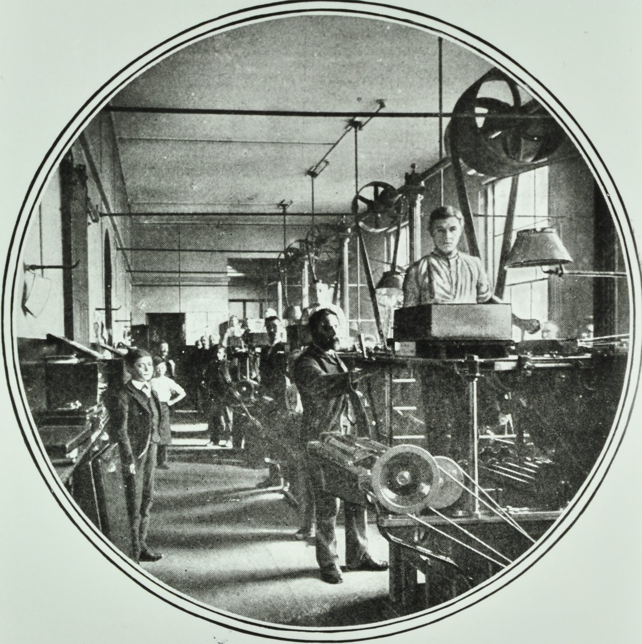 Dział poligraficzny, Bank of England, Threadneedle Street, City of London, 1890 autorstwa English Photographer