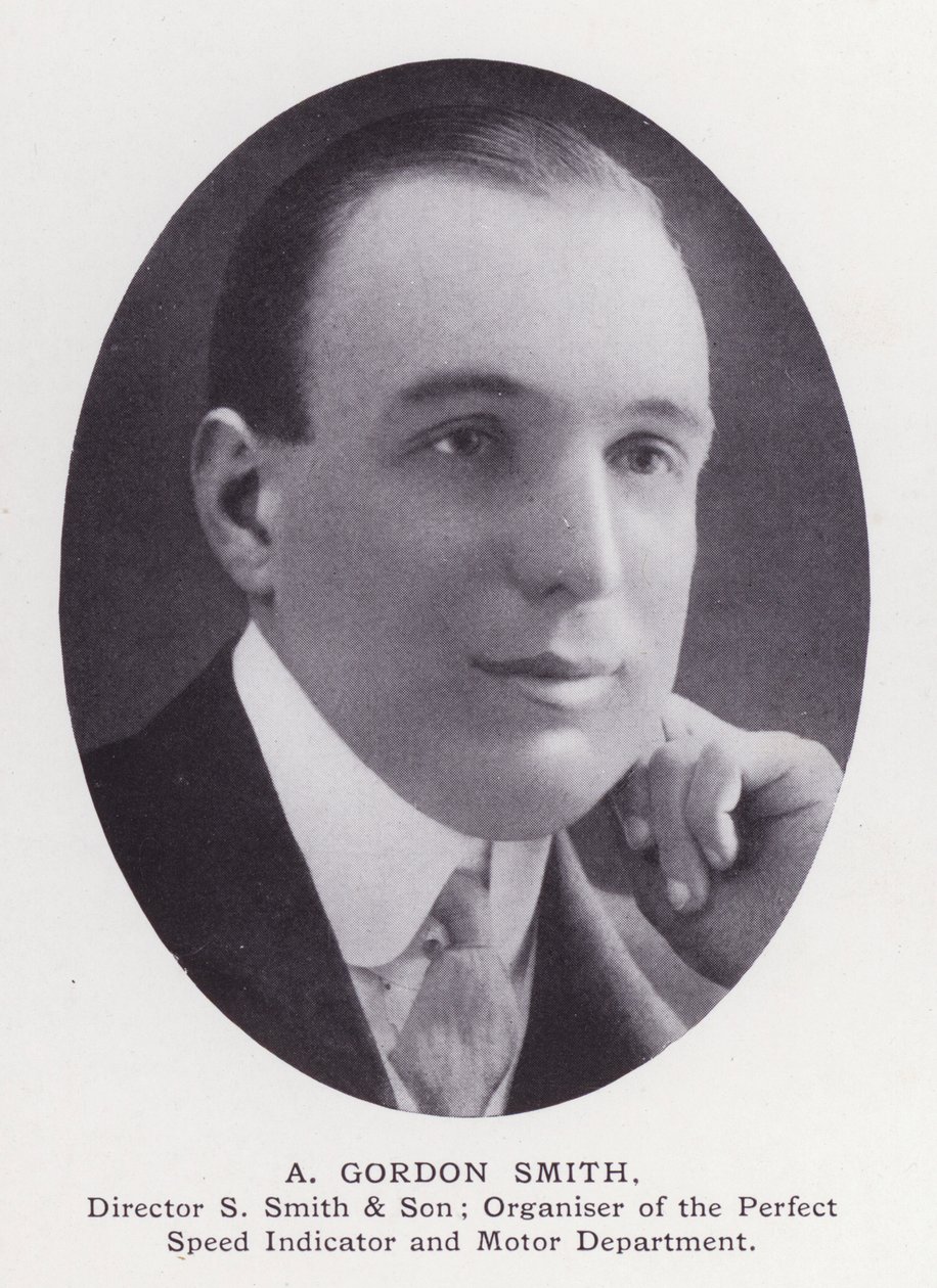 Prominent Men of London: A Gordon Smith (zdjęcie czarno-białe) autorstwa English Photographer