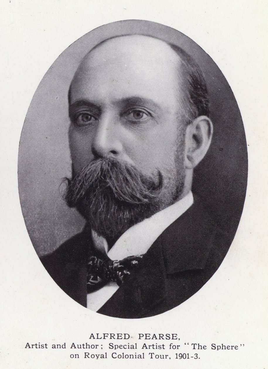 Prominent Men of London: Alfred Pearse (zdjęcie czarno-białe) autorstwa English Photographer