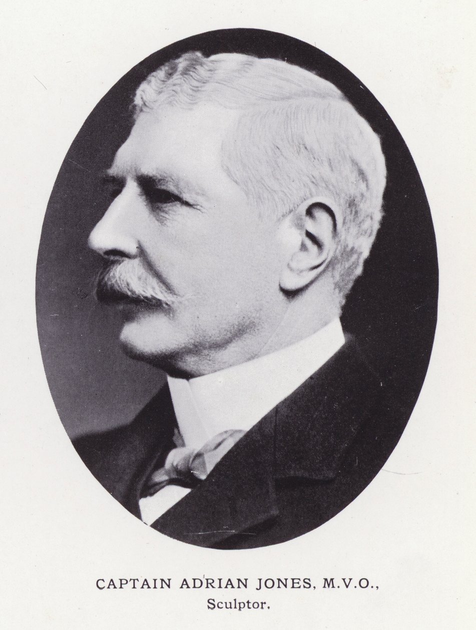 Prominent Men of London: Kapitan Adrian Jones (zdjęcie czarno-białe) autorstwa English Photographer