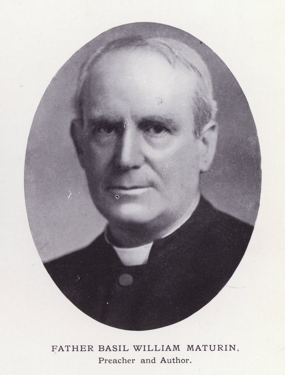 Prominent Men of London: Ojciec Basil William Maturin (zdjęcie czarno-białe) autorstwa English Photographer