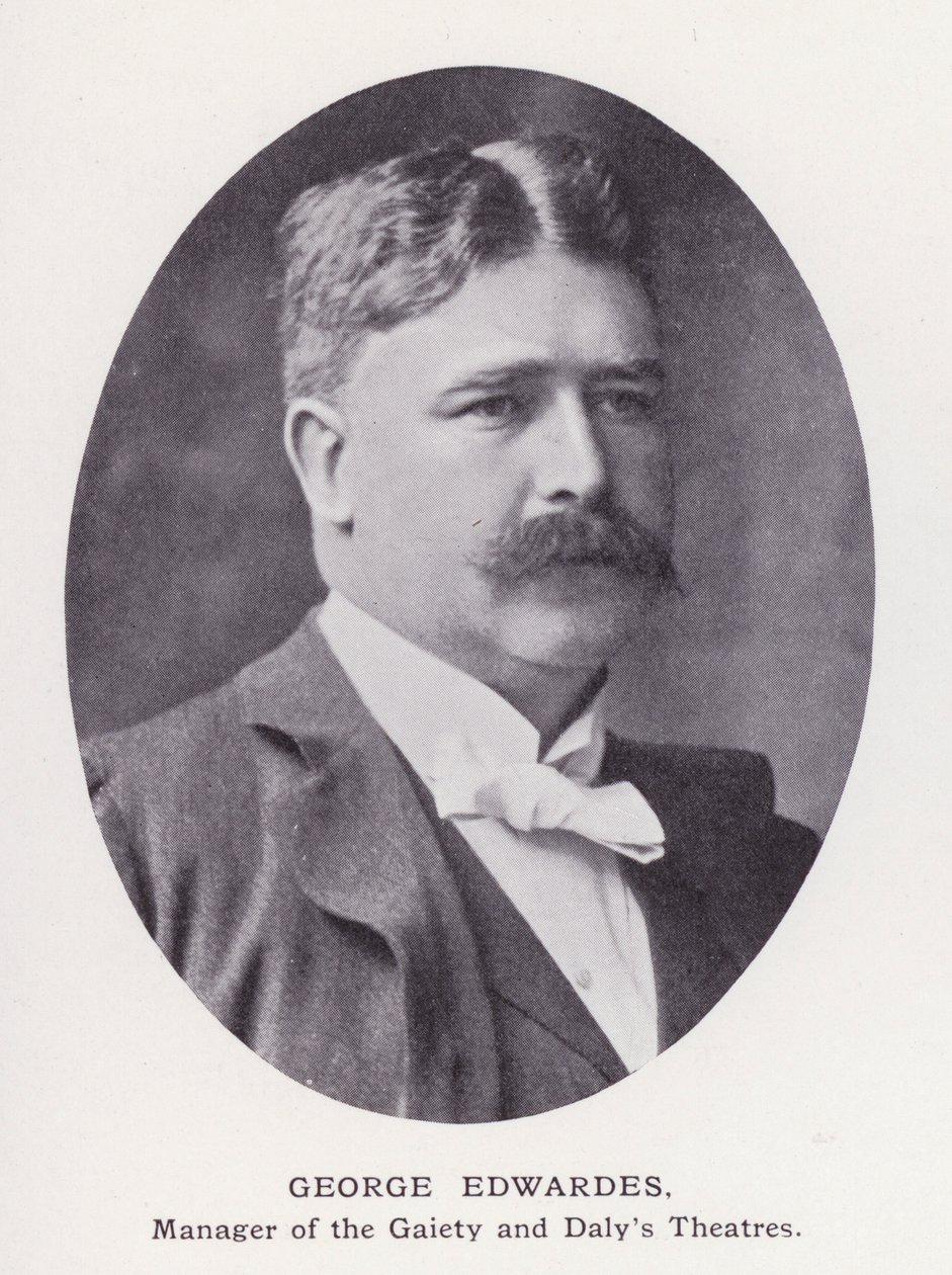 Prominent Men of London: George Edwardes (zdjęcie czarno-białe) autorstwa English Photographer