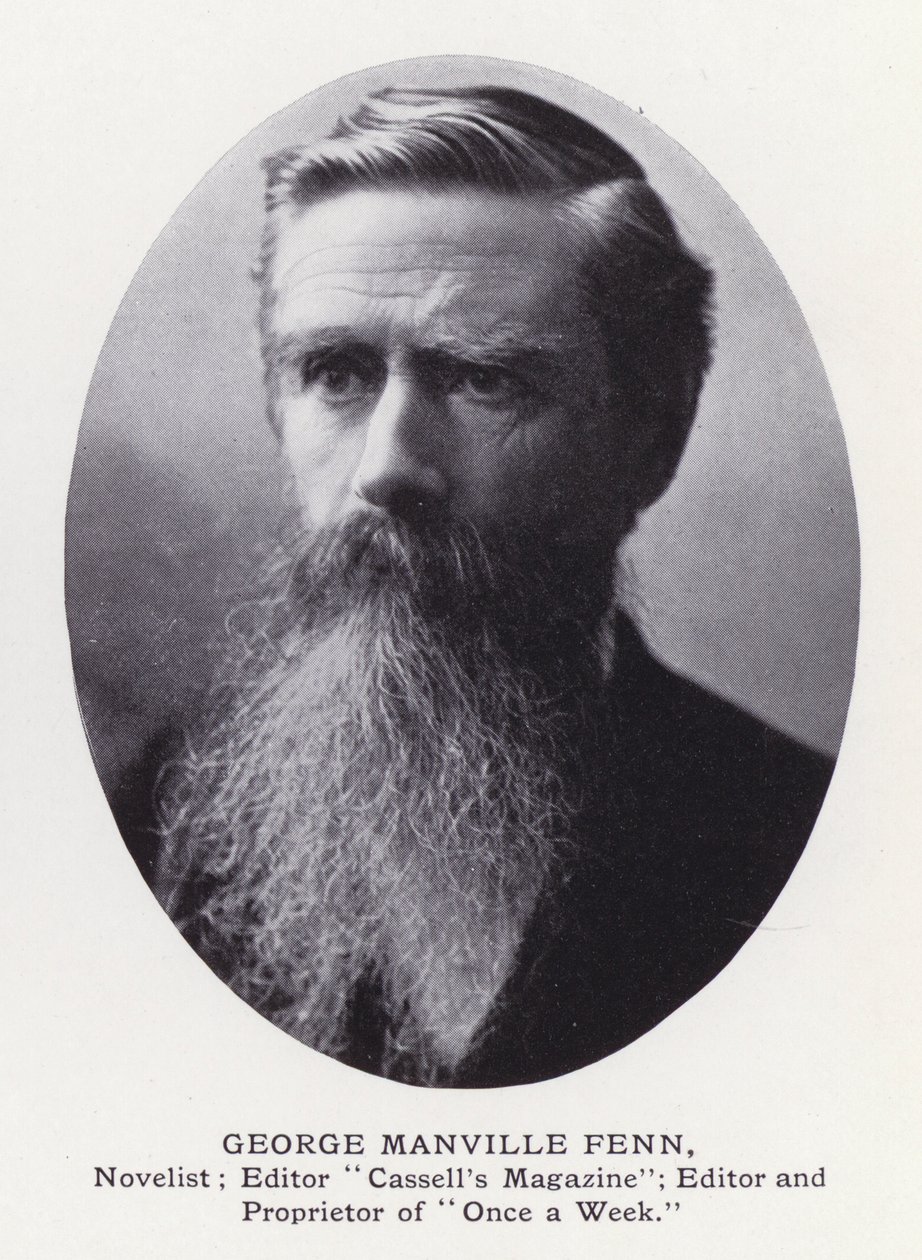 Prominent Men of London: George Manville Fenn (zdjęcie czarno-białe) autorstwa English Photographer