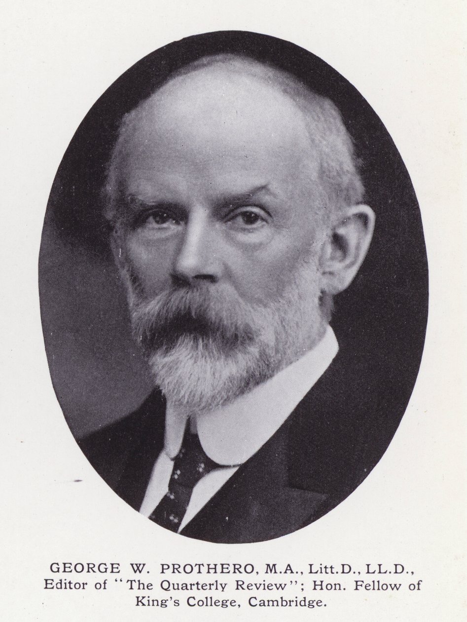 Prominent Men of London: George W Prothero (zdjęcie czarno-białe) autorstwa English Photographer