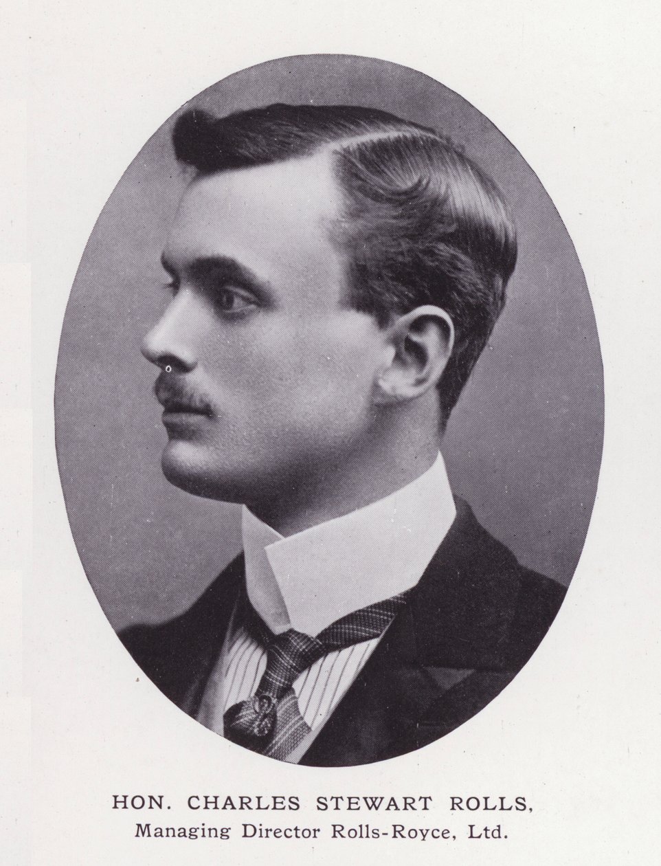 Prominent Men of London: Hon Charles Stewart Rolls (zdjęcie czarno-białe) autorstwa English Photographer