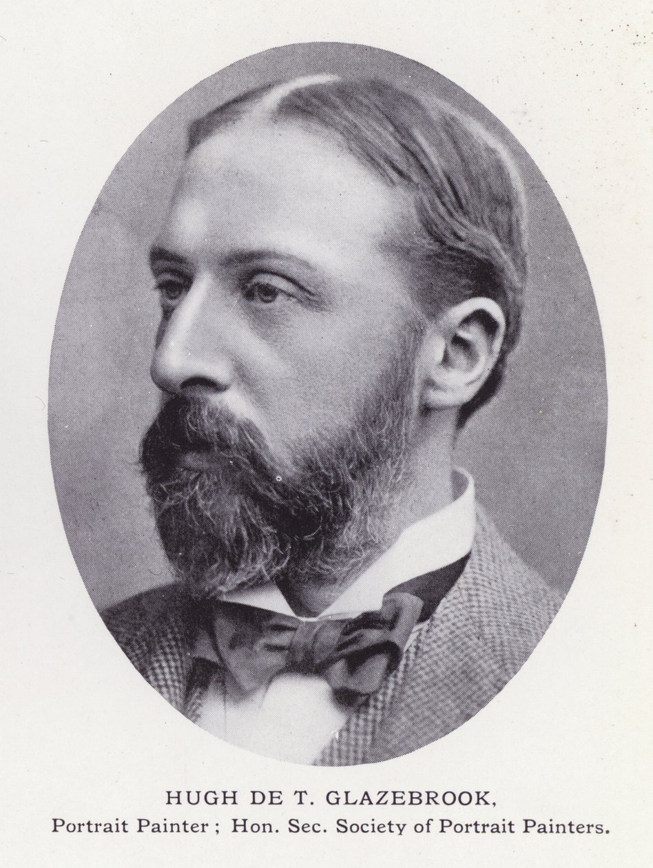 Prominent Men of London: Hugh De T Glazebrook (zdjęcie czarno-białe) autorstwa English Photographer