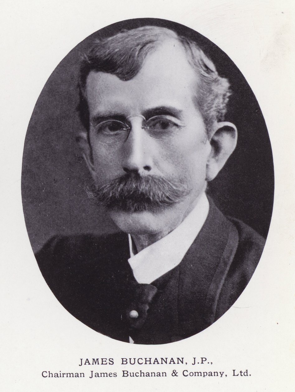 Prominent Men of London: James Buchanan (zdjęcie czarno-białe) autorstwa English Photographer