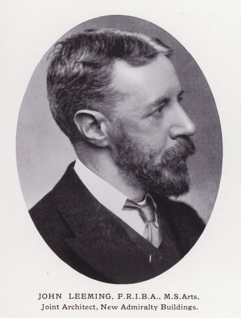 Prominent Men of London: John Leeming (zdjęcie czarno-białe) autorstwa English Photographer