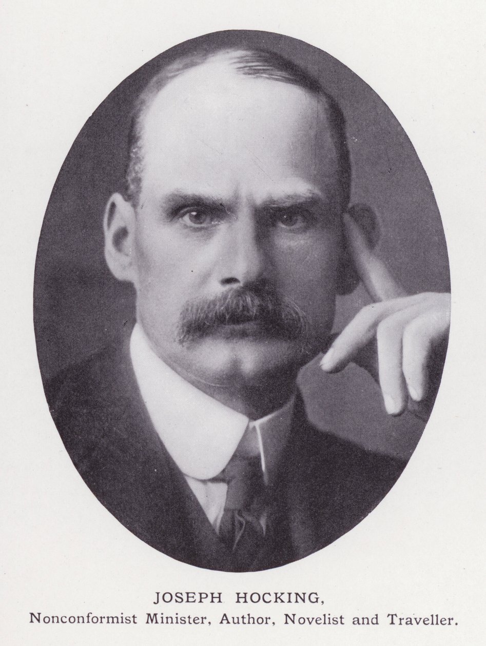 Prominent Men of London: Joseph Hocking (zdjęcie czarno-białe) autorstwa English Photographer