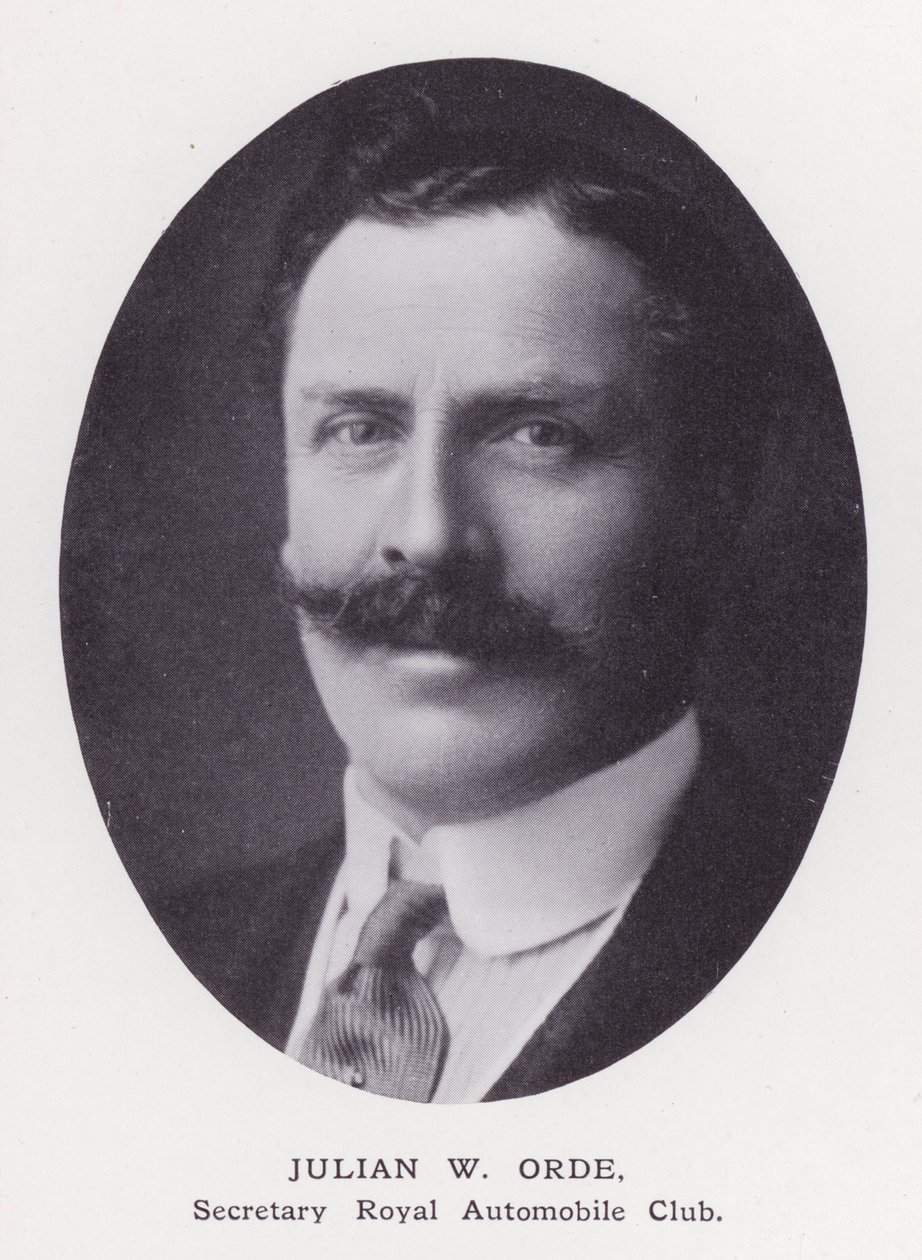 Prominent Men of London: Julian W Orde (zdjęcie czarno-białe) autorstwa English Photographer