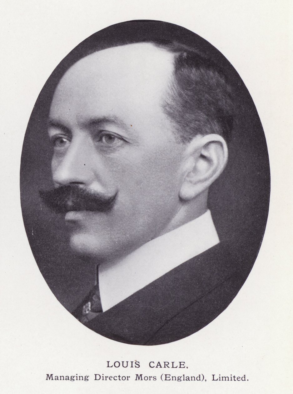 Prominent Men of London: Louis Carle (czarno-białe zdjęcie) autorstwa English Photographer