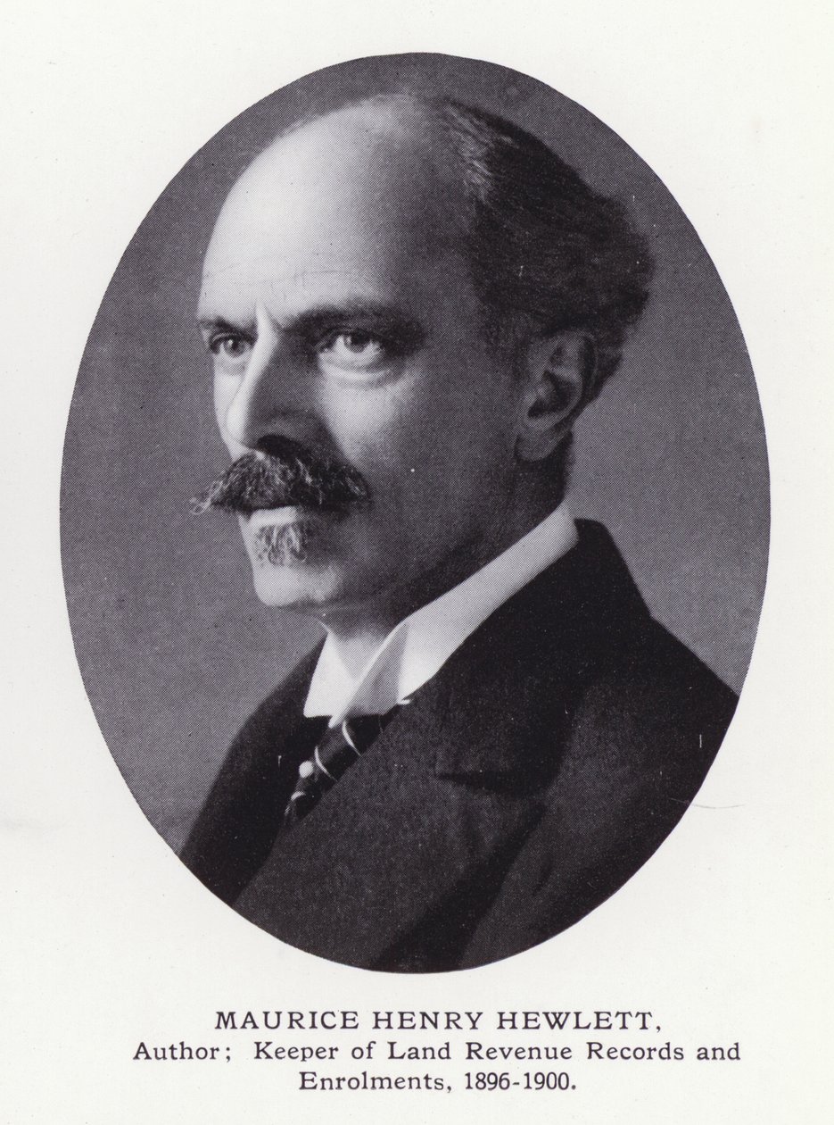 Prominent Men of London: Maurice Henry Hewlett (zdjęcie czarno-białe) autorstwa English Photographer