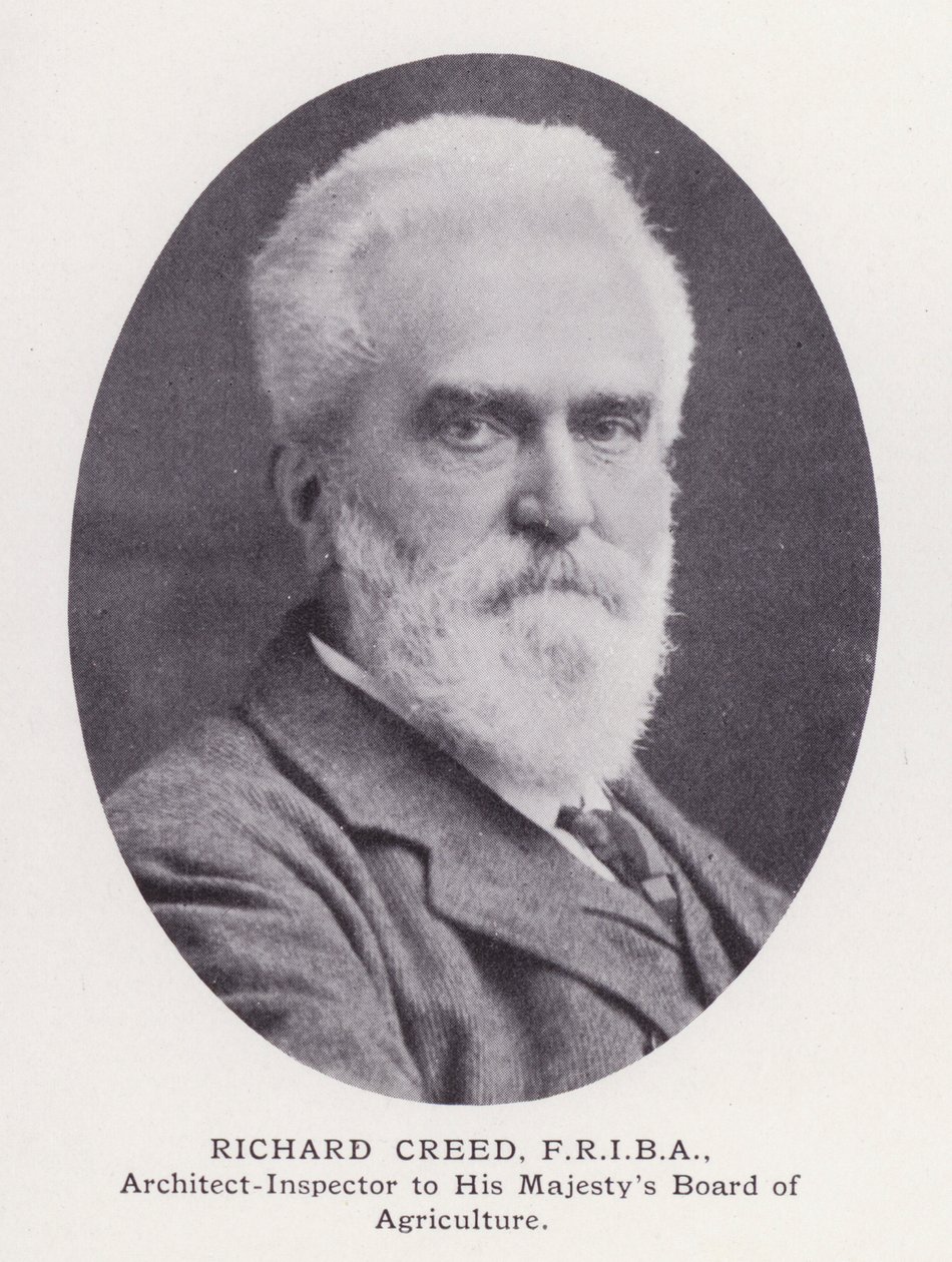 Prominent Men of London: Richard Creed (czarno-białe zdjęcie) autorstwa English Photographer