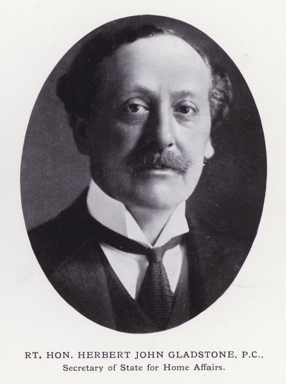 Prominent Men of London: Rt Hon Herbert John Gladstone (zdjęcie czarno-białe) autorstwa English Photographer