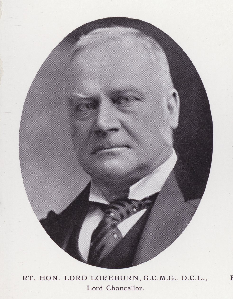 Prominent Men of London: Rt Hon Lord Loreburn (zdjęcie czarno-białe) autorstwa English Photographer