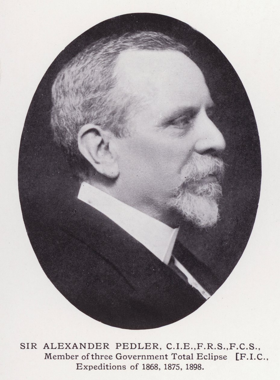 Prominent Men of London: Sir Alexander Pedler (czarno-białe zdjęcie) autorstwa English Photographer