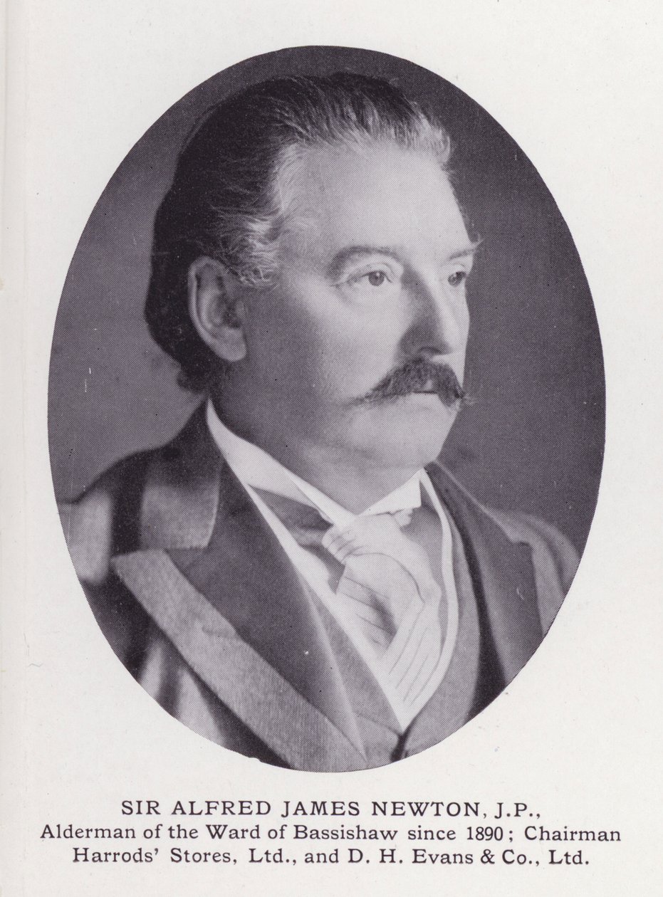Prominent Men of London: Sir Alfred James Newton (zdjęcie czarno-białe) autorstwa English Photographer