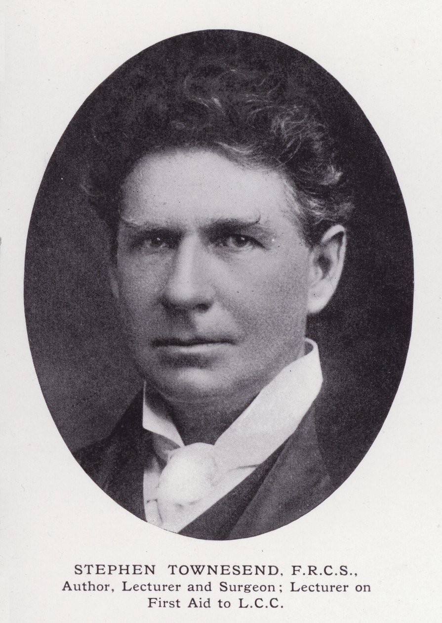Prominent Men of London: Stephen Townesend (zdjęcie czarno-białe) autorstwa English Photographer