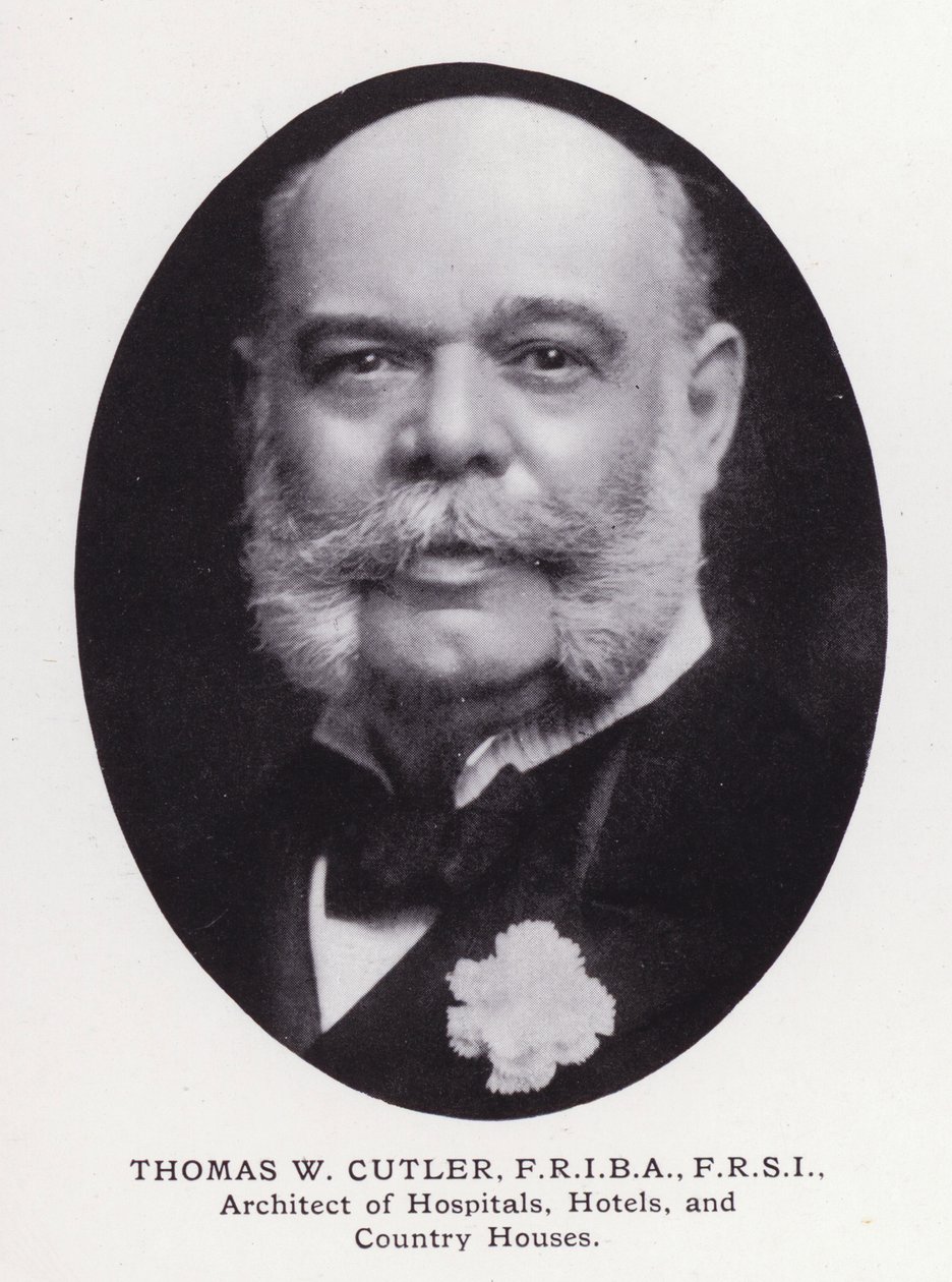 Prominent Men of London: Thomas W Cutler (zdjęcie czarno-białe) autorstwa English Photographer