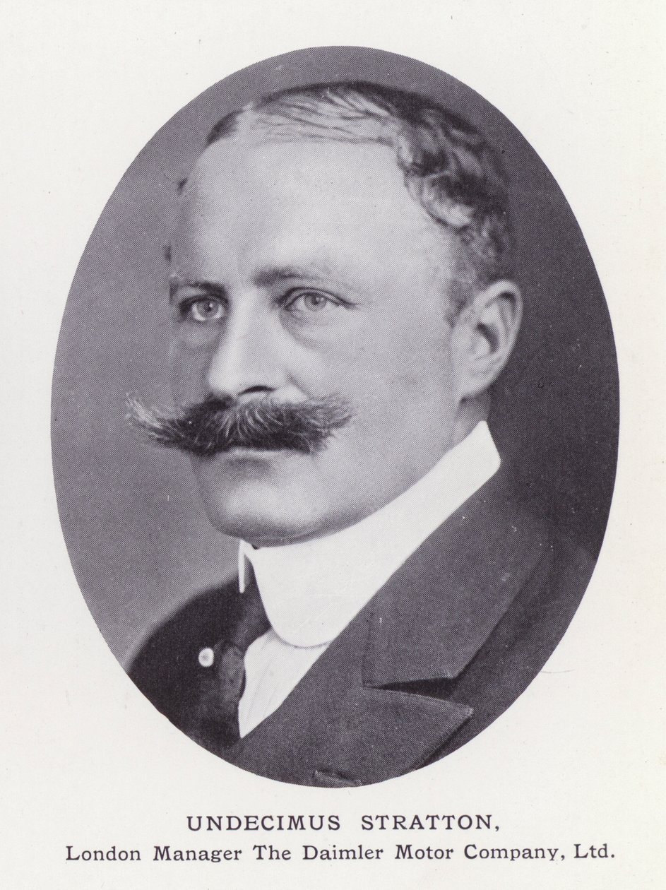 Prominent Men of London: Undecimus Stratton (zdjęcie czarno-białe) autorstwa English Photographer