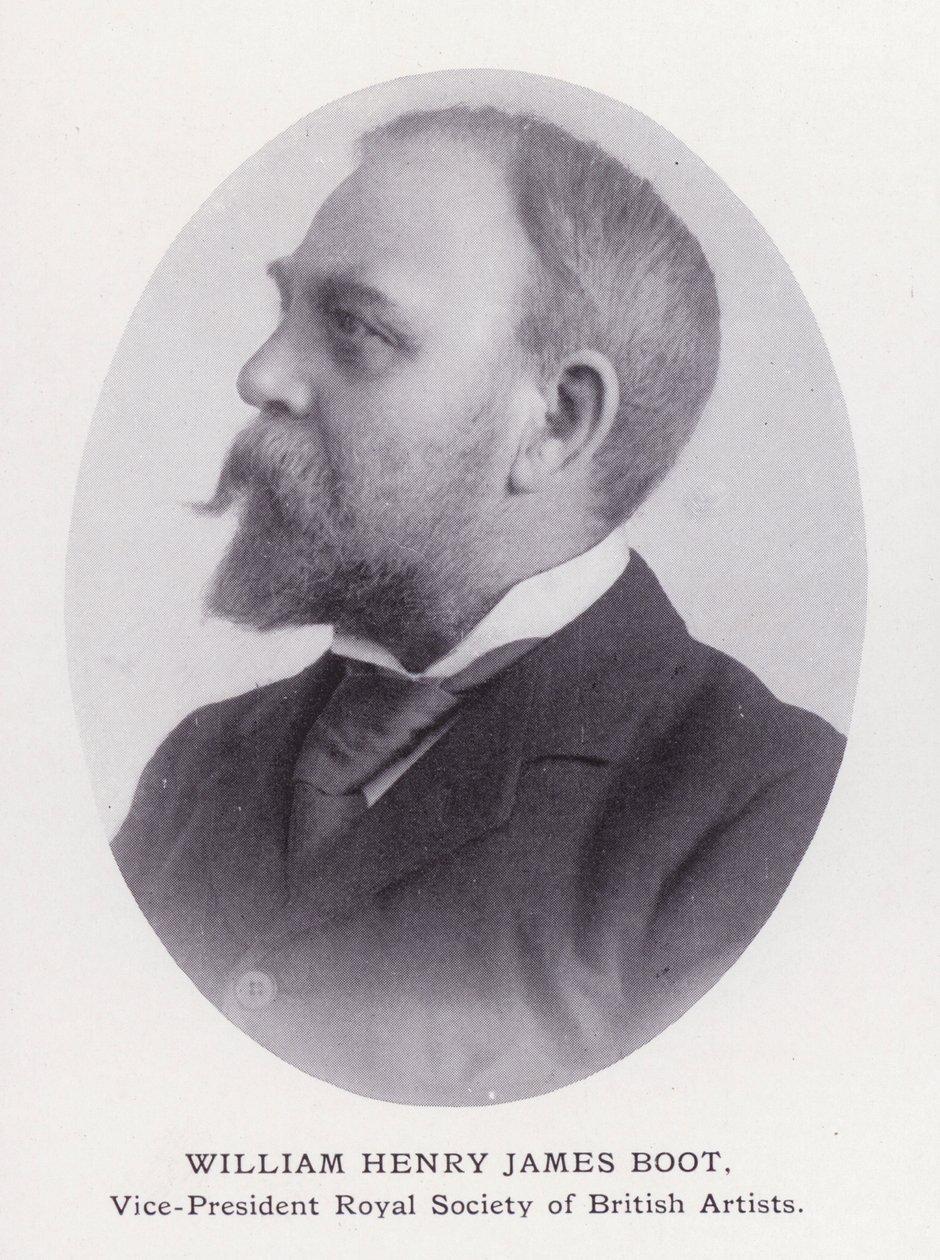 Prominent Men of London: William Henry James Boot (zdjęcie czarno-białe) autorstwa English Photographer