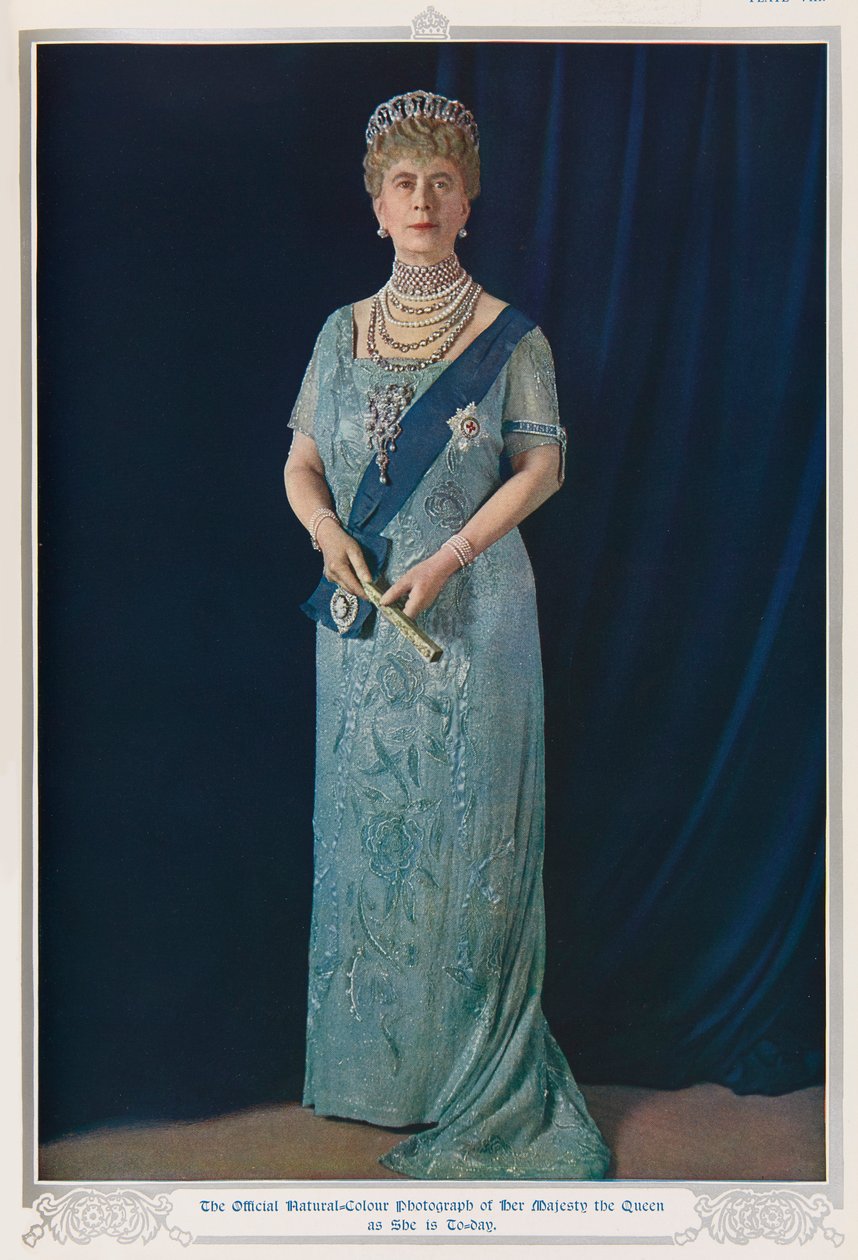 Królowa Maria w 1935 r. autorstwa English Photographer