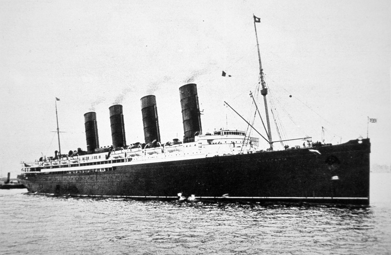 RMS Lusitania autorstwa English Photographer
