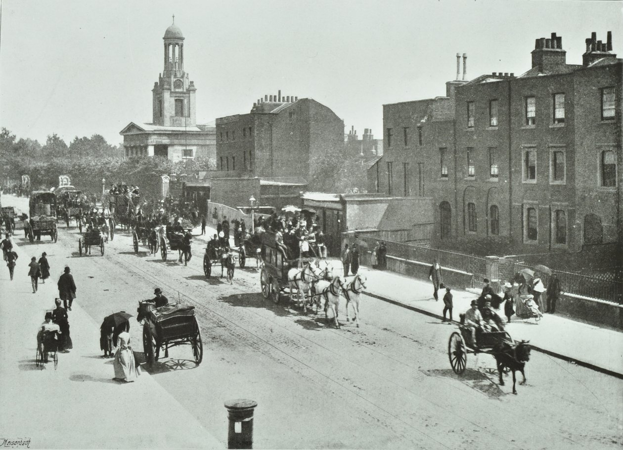Saint Marks, Clapham Road: przy Kennington Road, 1894 autorstwa English Photographer