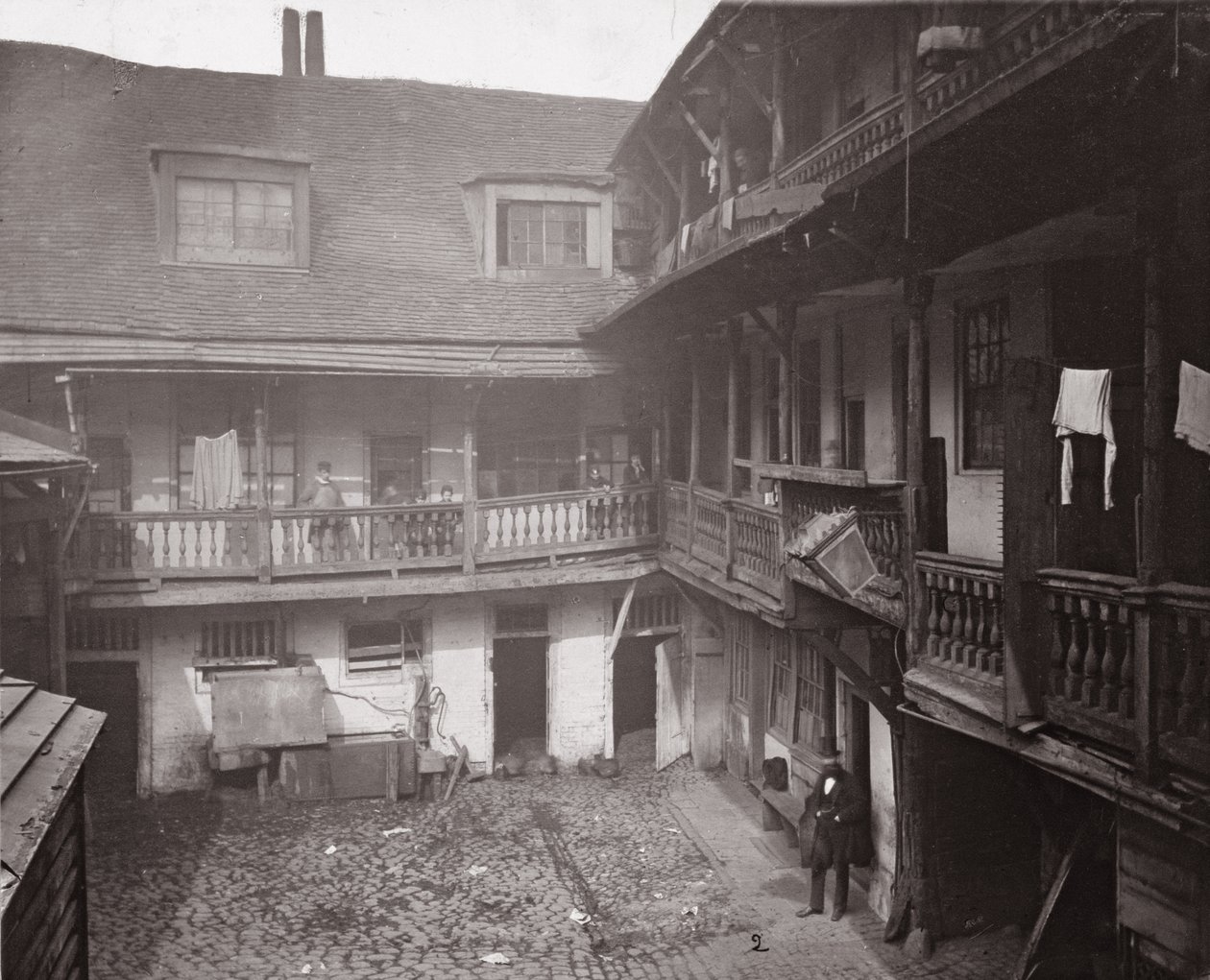 The Oxford Arms w Warwick Lane, 1875, z Historic London Buildings autorstwa Alfreda i Johna Bool (f.1850-1900) i Henry