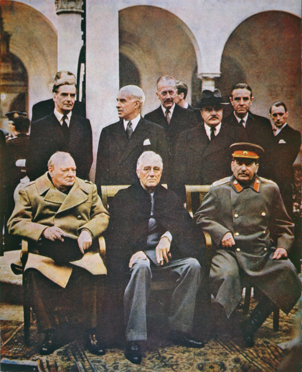 Konferencja w Jałcie, luty 1945 (foto) autorstwa English Photographer