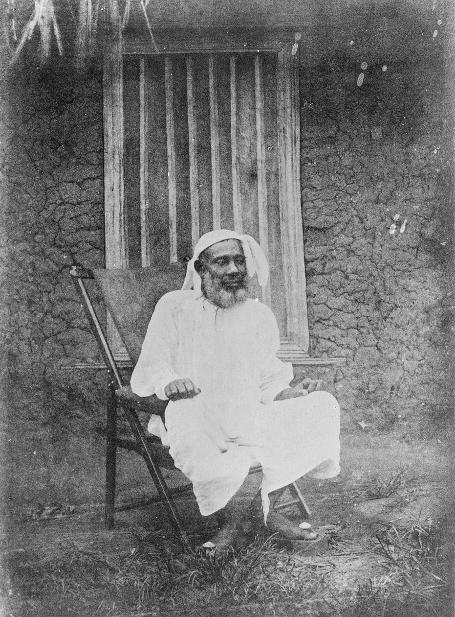 Tippu Tip (zdjęcie czarno-białe) autorstwa English Photographer