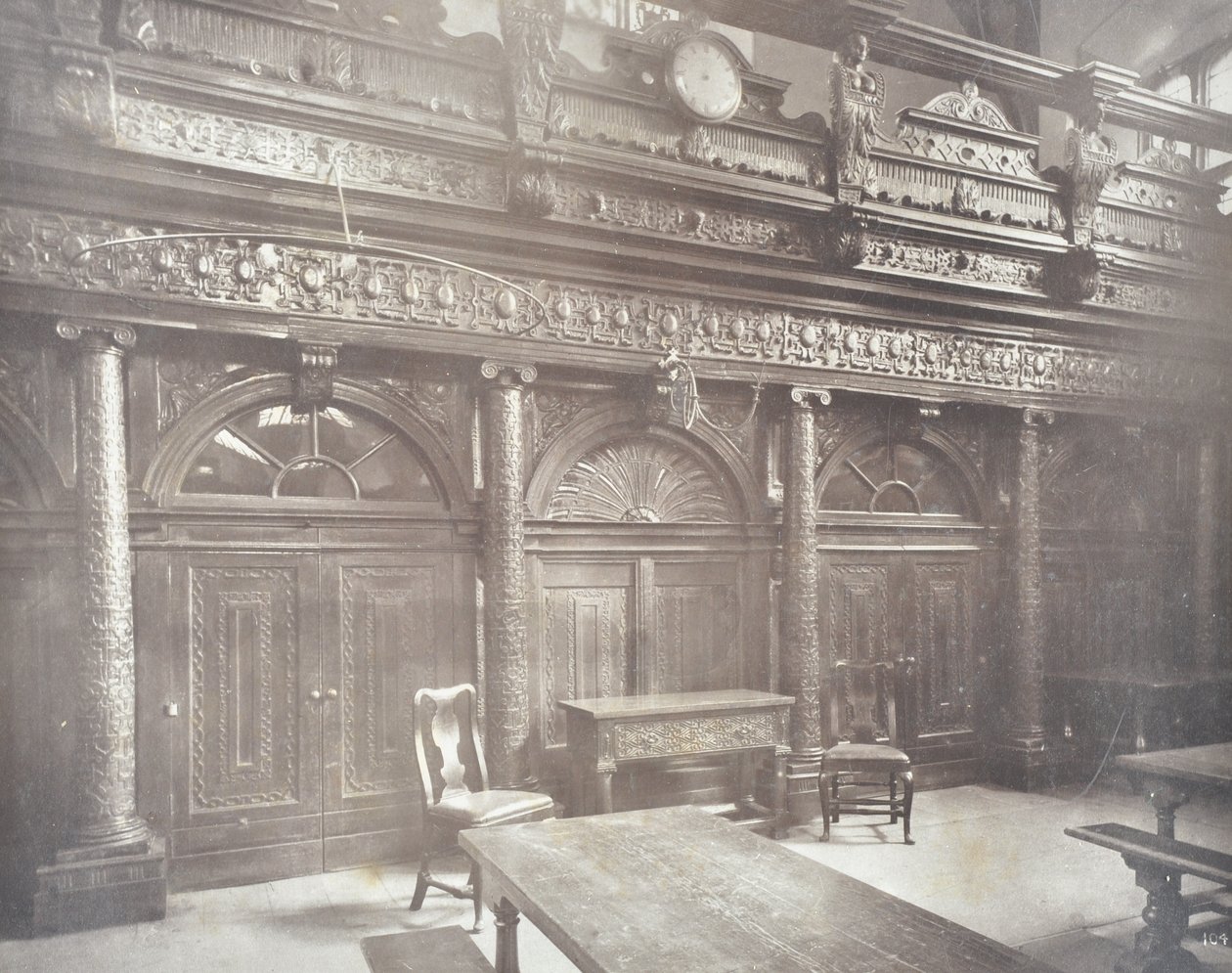 Widok Grays Inn Hall, Londyn, 1885 autorstwa English Photographer